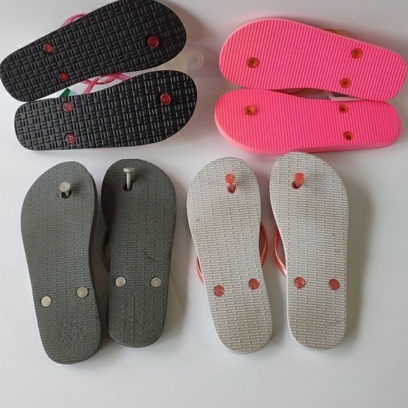 Bundle of Flip Flops -‎ 4 Sets - Please Read Description- Sz 8/9 - Picture 6 of 12
